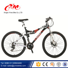 Alibaba passent CE certificat vélos montagne / bonne qualité 26 pouces descente vélo / mens VTT à suspension complète à vendre